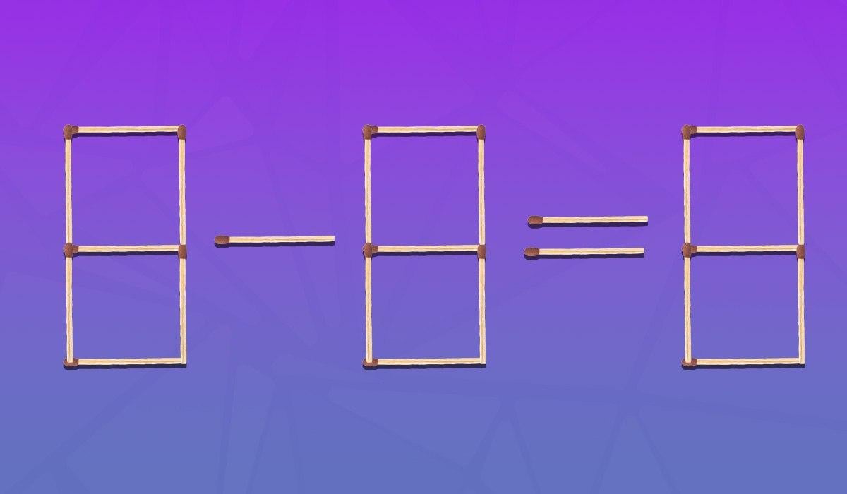 Кое съвпадение и къде да го преместим, за да стане равенството вярно: труден IQ тест