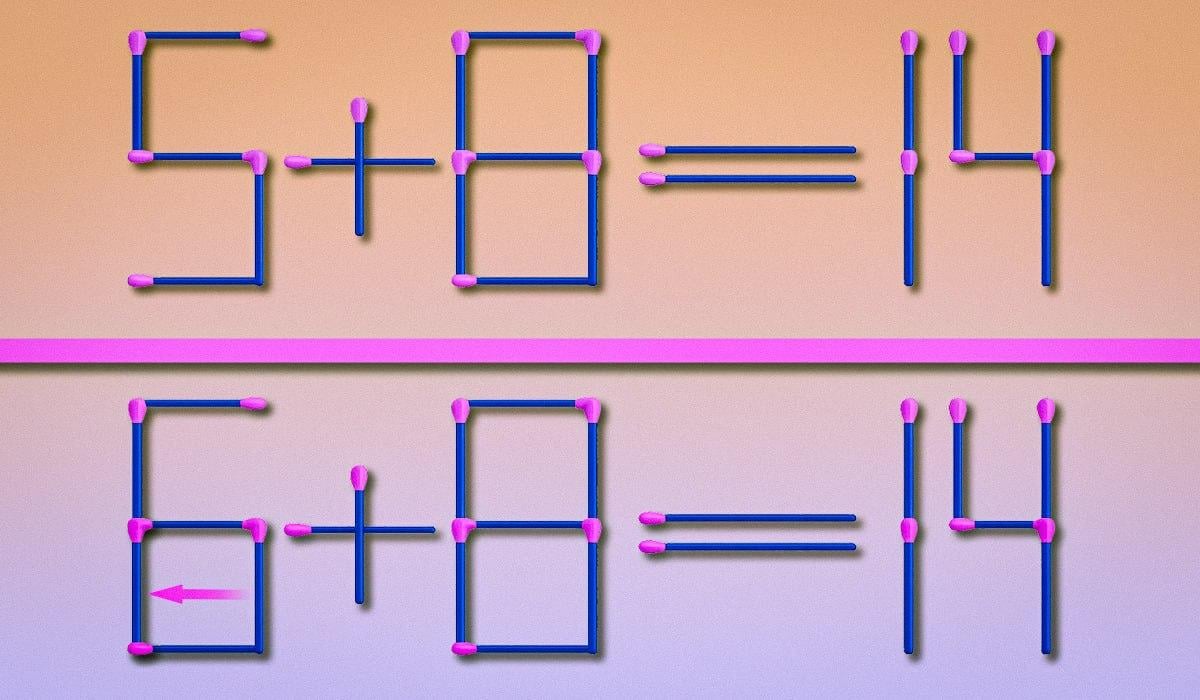 Където трябва да добавите съвпадение, за да направите равенството правилно: прост тест за интелигентност